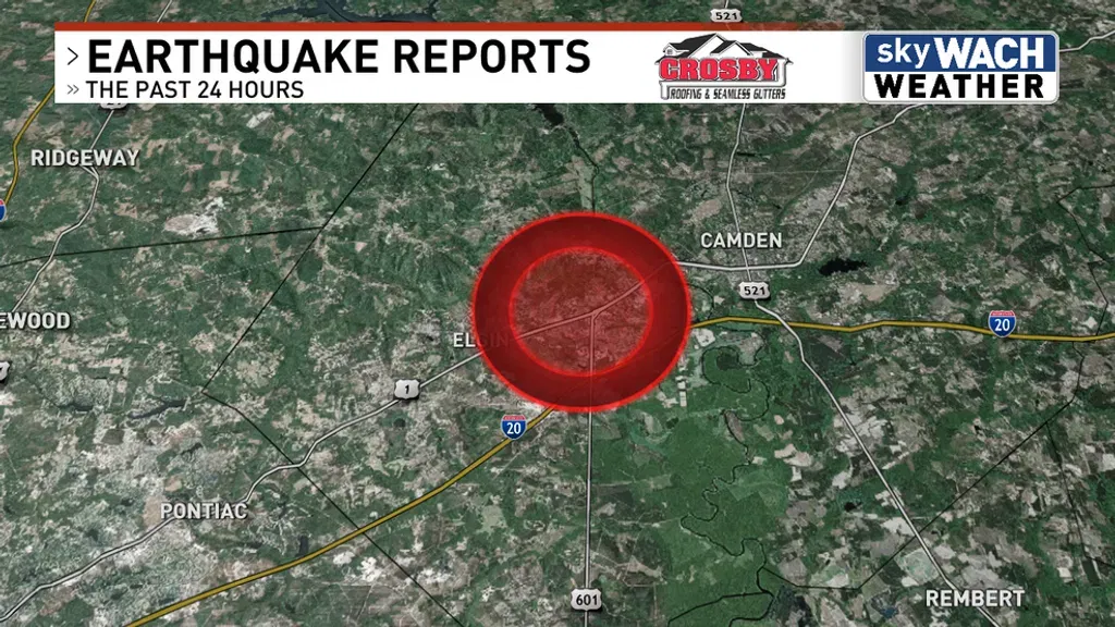 Did You Feel It Magnitude 2.8 Earthquake Rattles Kershaw